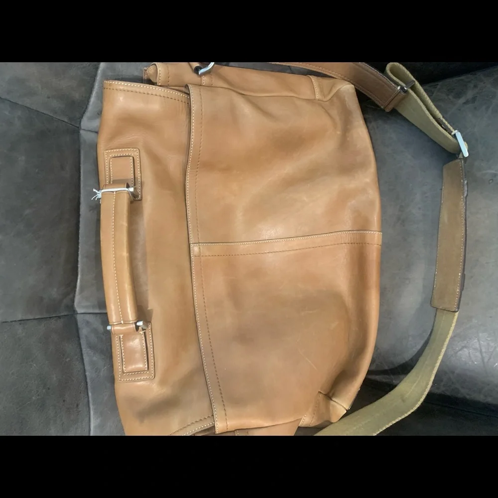 Coach Leather Satchel Briefcase - Picture 4 of 4